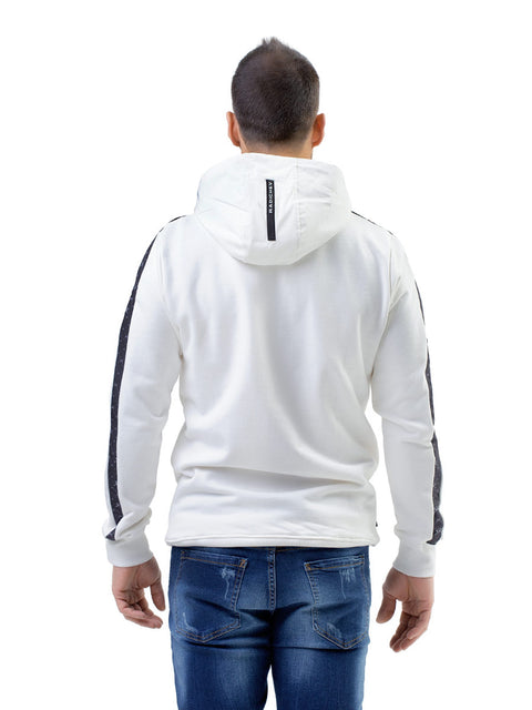 Men’s white hoodie