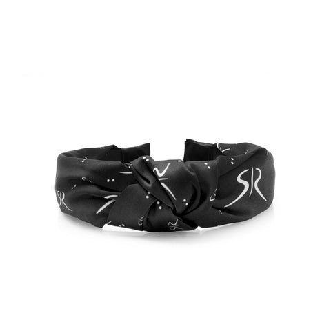 Black tiara with knot