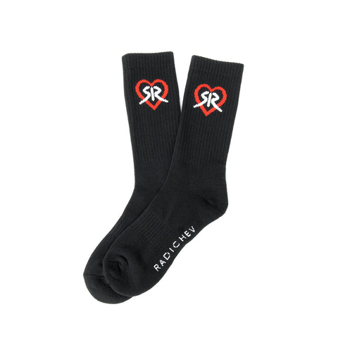 RADICHEV Valentine Edition – set of 2 pairs of socks for him and her in white