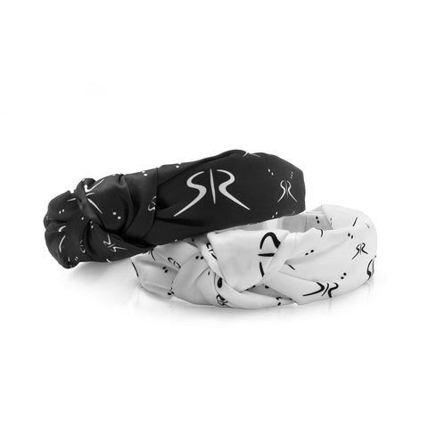 Black tiara with knot