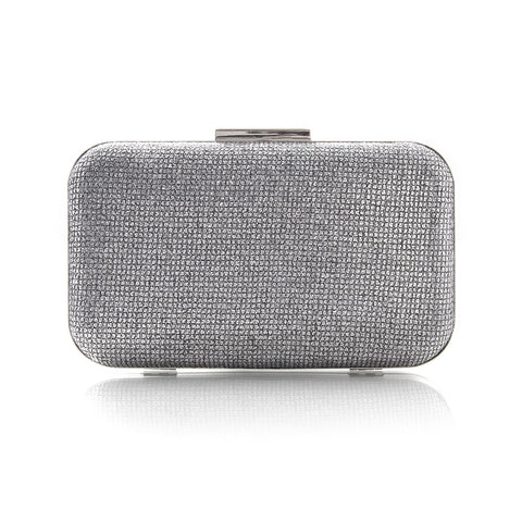 Elegant clutch in silver