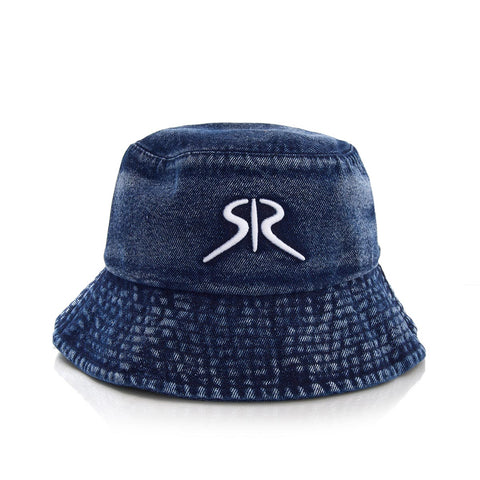 Дънкова шапка тип bucket с бродирано лого RADICHEV