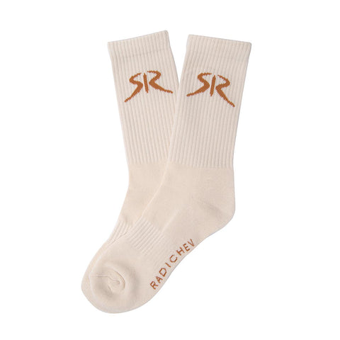 RADICHEV Crew Socks in Ivory