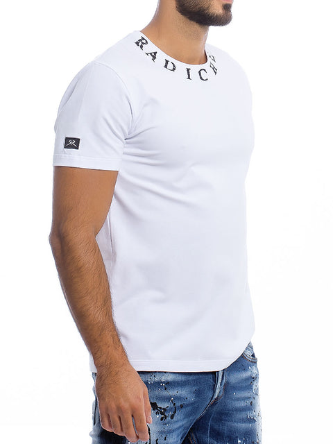 White men's t-shirt with RADICHEV lettering
