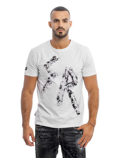 Men's t-shirt with an abstract logo