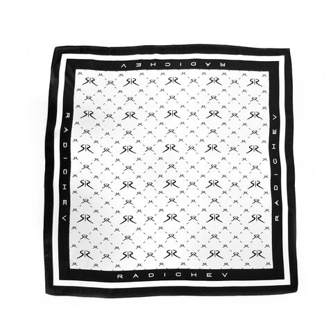 Silk scarf with print RADICHEV