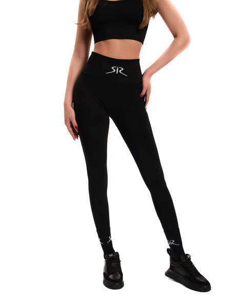 High-waisted sports leggings with a lifting effect