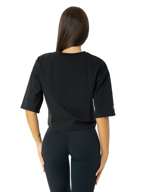 Овърсайз къса тениска с надпис RADICHEV