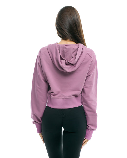 Women's sports blouse with RADICHEV embroidery in purple