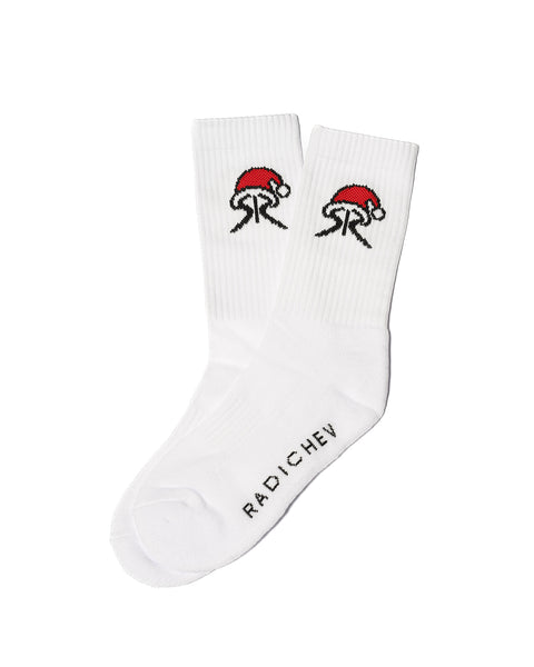 Коледни чорапи RADICHEV в бяло