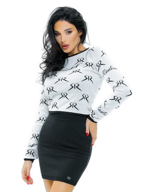 Women's RADICHEV Logo Sweater in White