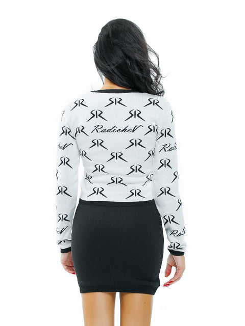 Women's RADICHEV Logo Sweater in White