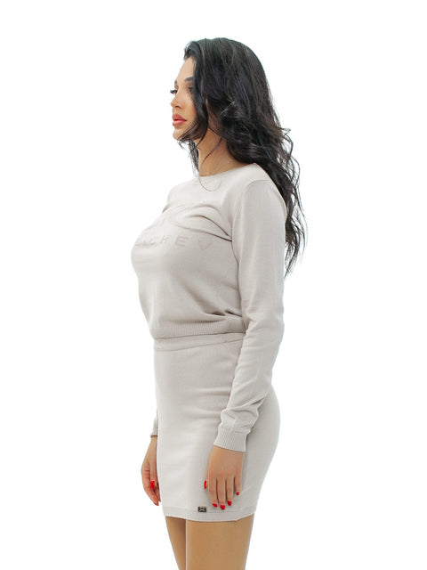 Women's RADICHEV Logo Top in Beige