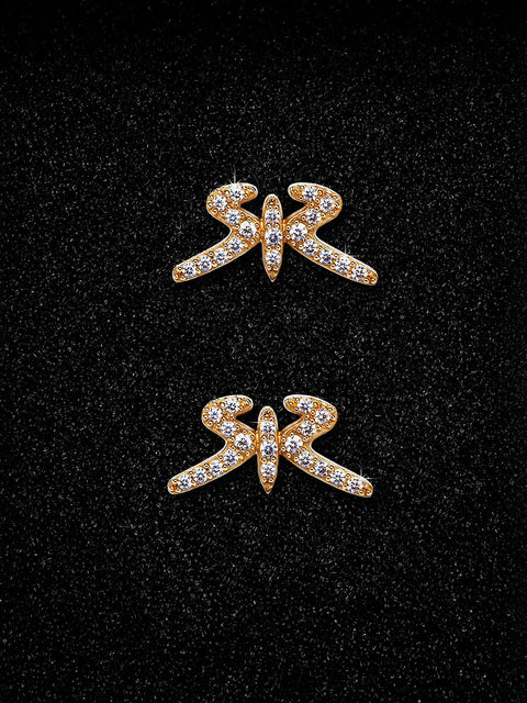 Gold Earrings by the designer Stoyan RADICHEV