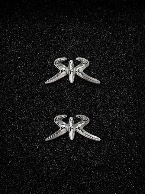 Earrings With Logo SR by the designer Stoyan RADICHEV