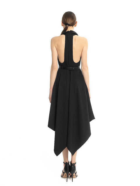 Asymmetrical dress - High-quality designer clothes and accessories by RADICHEV - leading Bulgarian brand