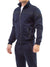 Men's cotton tracksuit in navy blue