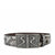 Designer men's belt made of genuine snakeskin and silver buckle ANGEL by Stoyan RADICHEV