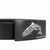 Men's black belt with wooden buckle and fishing accent SR by Stoyan RADICHEV