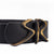 Men's belt with golden buckle SR by Stoyan RADICHEV